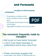 Forecasting Techniques