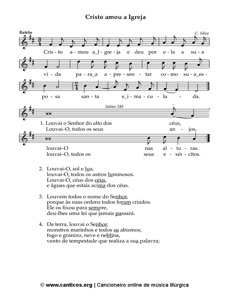 Cristo Amou A Igreja - C Silva | PDF | Artes Linguísticas e Disciplina ...