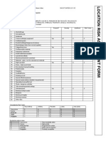 Risk Assessment Form Longwater