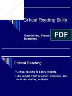 Critical Reading For Unizar