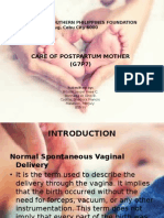 POSTPARTUM CARE