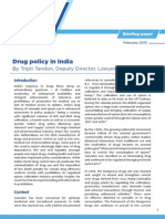Idpc Briefing Paper Drug Policy in India