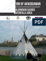 Akikodjiwan Algonquin Sacred Falls Backgrounder