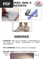 Endosso, Aval e Protesto - Direito Empresarial