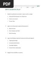 Social Work Learning Contract Template | PDF | Goal | Evaluation