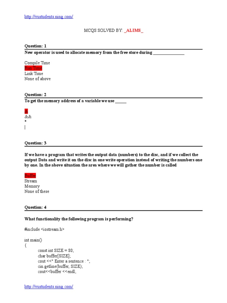 Cs201 past papers mega file picture