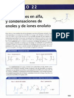 Sustituciones en Alfa y Condensaciones de Enoles y de Iones Enolato