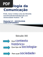 Slides Sbooooc Comun 2015 Mat 17 Sociologia Contemporânea 4 Bim