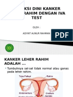 Deteksi Dini Kanker Leher Rahim Dengan Iva Test