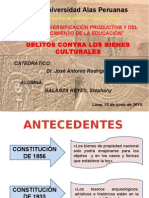 Delitos Contra El Patrimonio Cultural