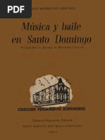 Emilio Rodriguez Demorizi - Musica y Baile en Santo Domingo