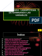 Formulando Las Hipótesis y Determinando Las Variables