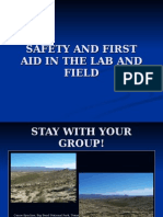 Safety and First Aid in The Lab and Field