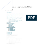 Indice Curso de Programacion Pic en C Con Ccs