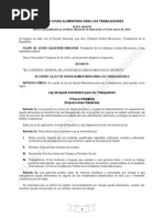 Ley de Ayuda Alimentaria para Los Trabajadores