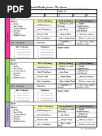 Guided Reading Planning