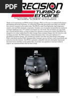 PTE PW46 Wastegate Instructions