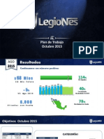 Plan de Trabajo LegioNes Octubre 2015