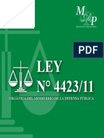 Ley 4423-11 Defensa Pública - PY