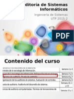 Auditoria Sistemas UTP 2015 2 - Semana 4 20207