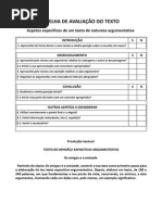 Texto Argumentativo  