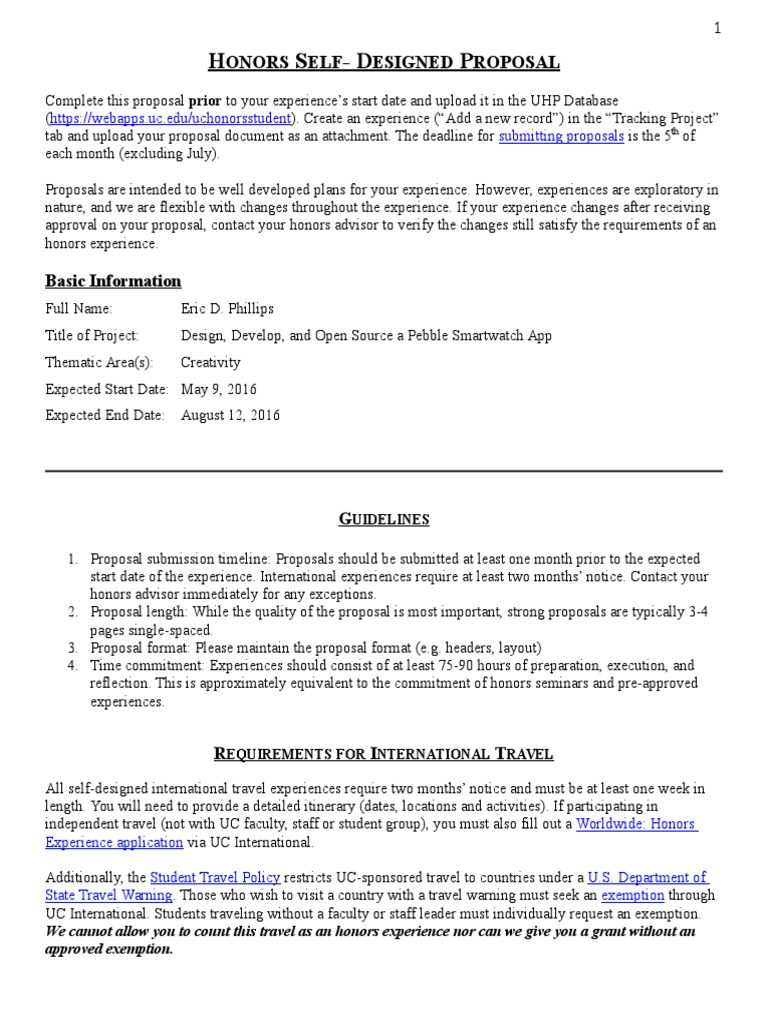 Honors Proposal for Pebble App Development | PDF | User Experience ...