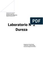 Laboratorio 2 Dureza Brinell PDF