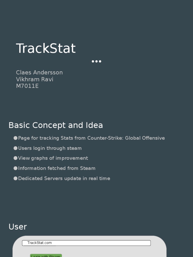 CS:GO Stats Tracker with Steam Login | PDF