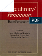 June Machover Reinisch, Leonard A. Rosenblum, Stephanie A. Sanders-Masculinity Femininity - Basic Perspectives (Kinsey Institute Series) - Oxford University Press, USA (1987)