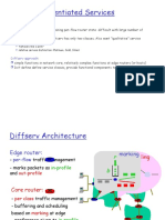 IETF Differentiated Services: Scalability: Flexible Service Models