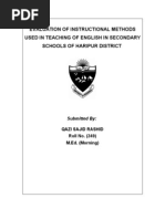 Download Evaluation of Instructional Methods Used in Teaching of English by qazi81 SN29008925 doc pdf
