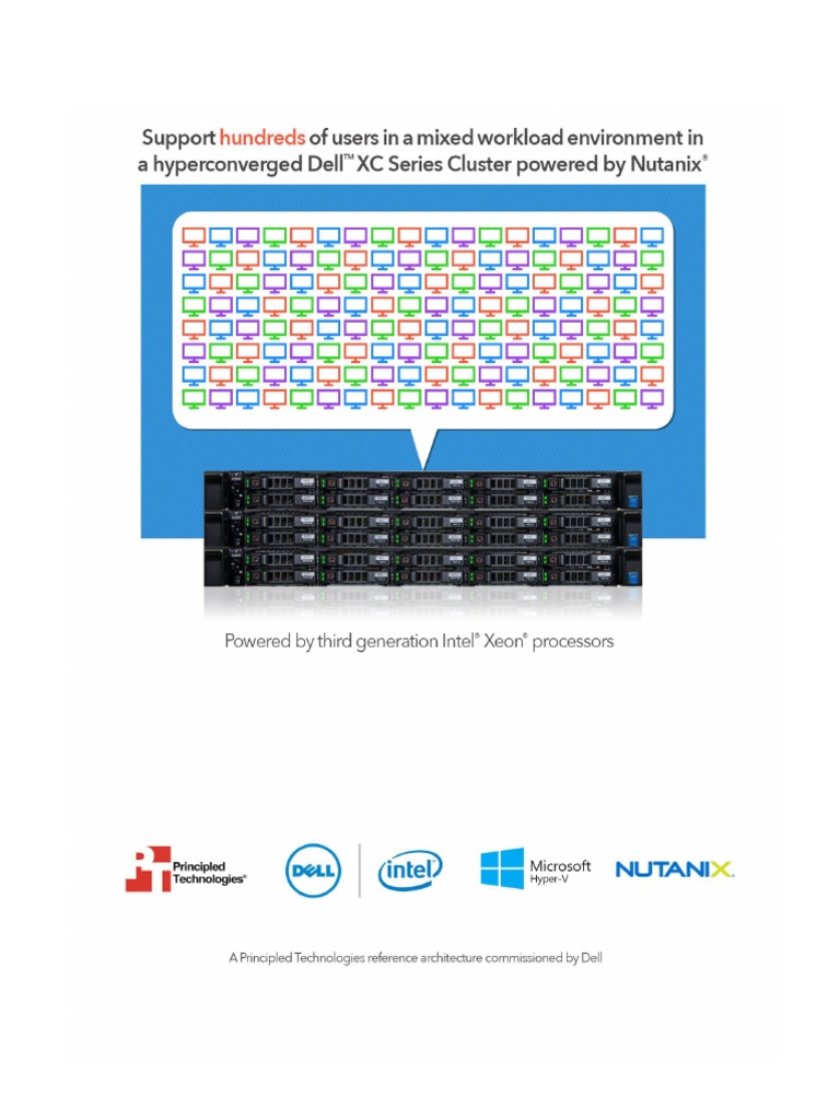 Dell XC630-10 Nutanix On Hyper-V Reference Architecture | PDF | Hyper V ...