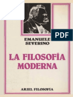 La Filosofía Moderna: Emanuele Severino