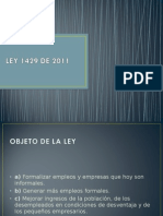 LEY 1429 DE 2011