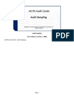 May 1, 2008 Audit Sampling Guide