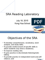 SRA Reading Laboratory