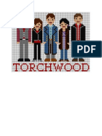 Torchwood Family Cross Stitch Pattern