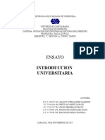 Iniciacion Universitaria e Historia - Docx (Ensayo)