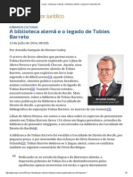 151 - ConJur - Embargos Culturais_ a Biblioteca Alemã e o Legado de Tobias Barreto