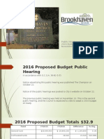 2016 Proposed Budget Presentations 11-17-2015 DRAFT