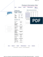 Lysol® All Purpose Cleaner - Trigger - Orange: Material Safety Data Sheets