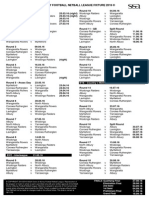 2016 OMFNL Official Fixture