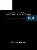 Key Problems and Challenges of China's MONEY and SECURITIES Market