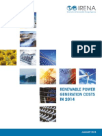 IRENA RE Power Costs 2014 Report