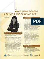 Performance Management System & Penyusunan Kpi: 2 Days Workshop