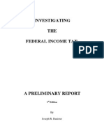 Investigate Federal Income Tax