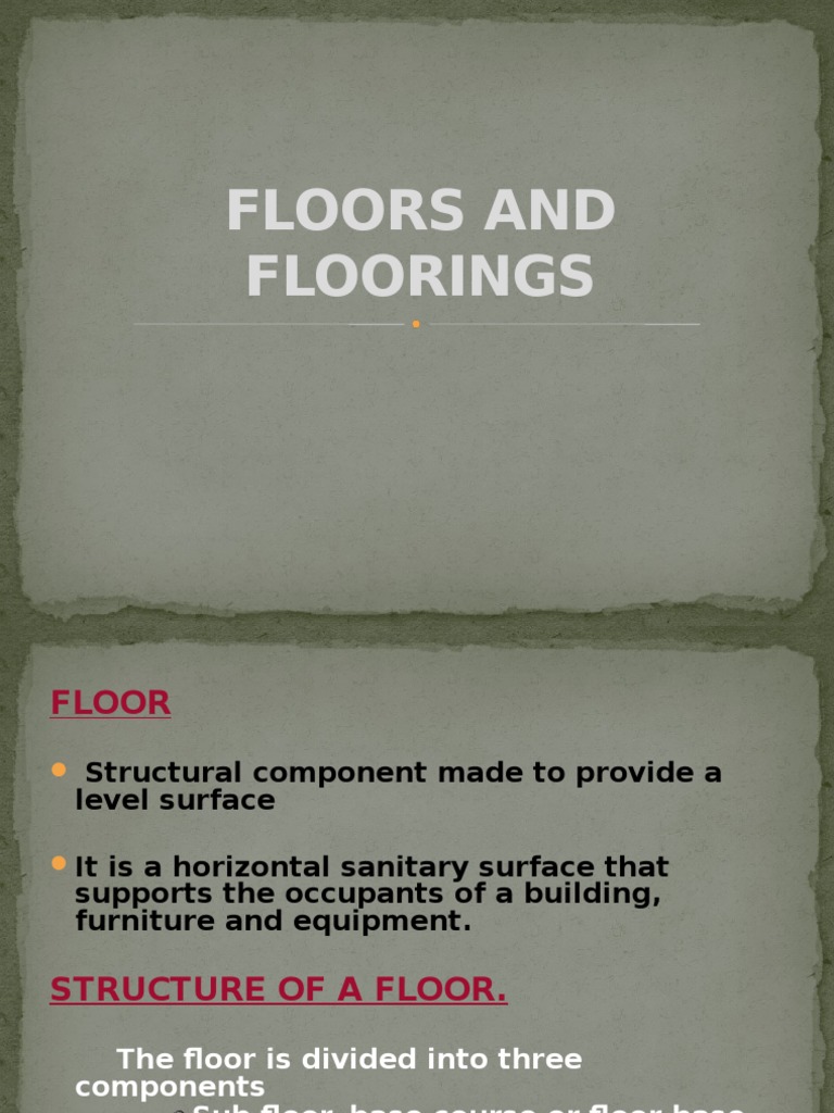 Comprehensive Guide to Flooring Types | PDF | Flooring | Architectural ...