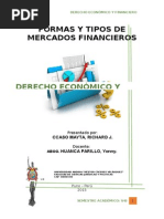 Formas y Tipos de Mercados Financieros