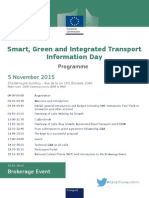 H2020 Transport Infoday Agenda Short Web