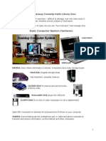 Basic Computer System Hardware: Computer Basics-Rockaway Township Public Library Class